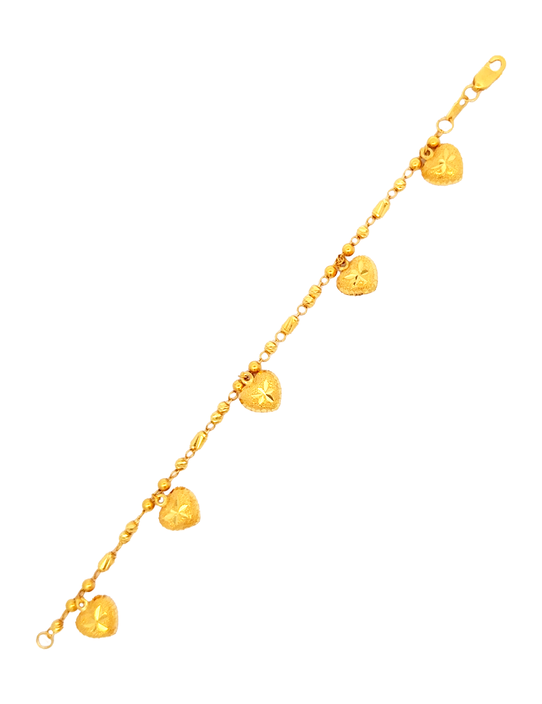 Gold Women's Bracelet - 22 Kt