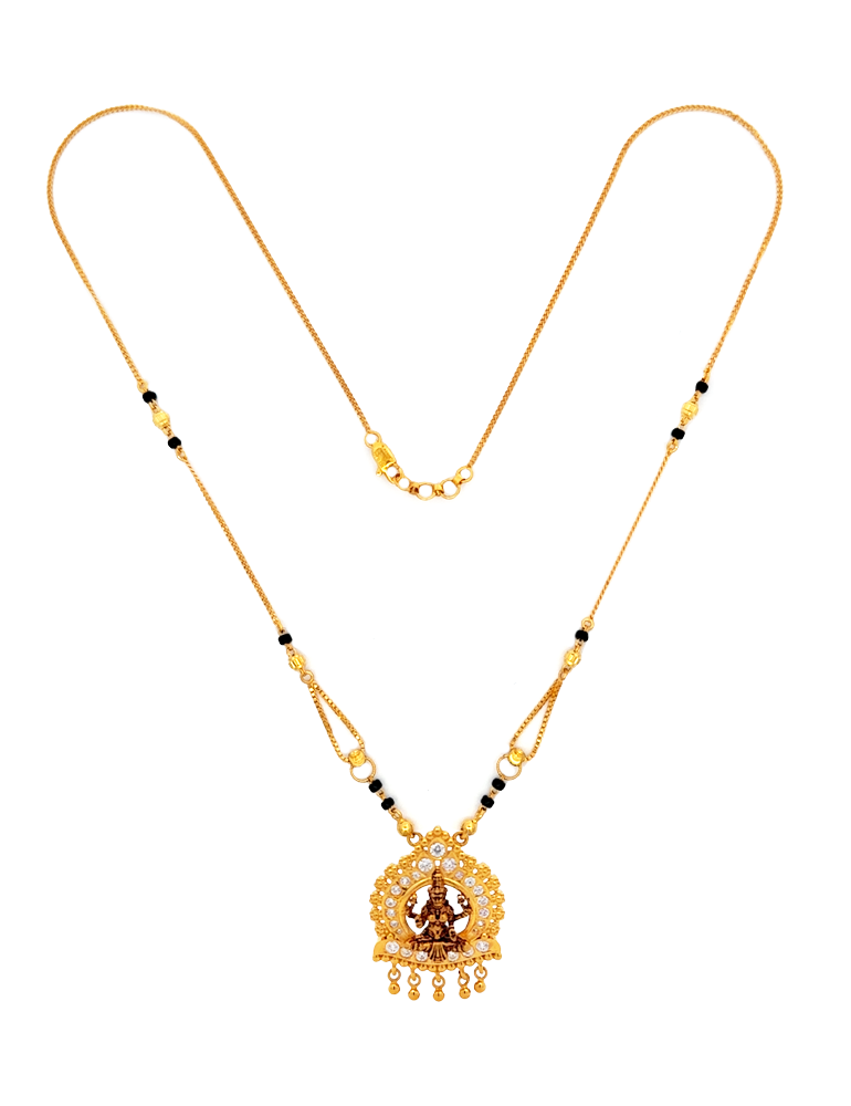 Lakshmi Vaibhav Gold Mangalsutra - 22 Karat