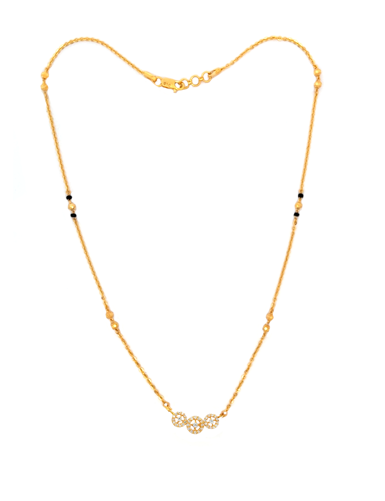 Infinity Trio Mangalsutra - 22 Karat