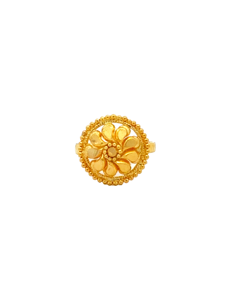 Gold Baby Ring 22 Karat