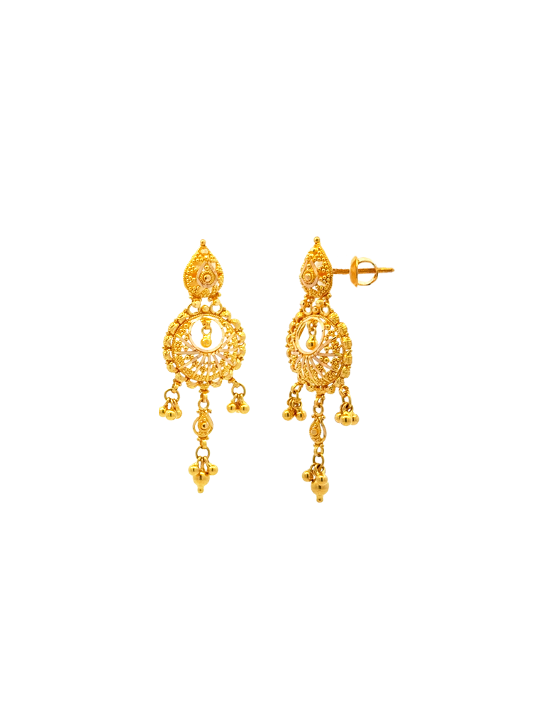 Gold Earrings 22 Karat
