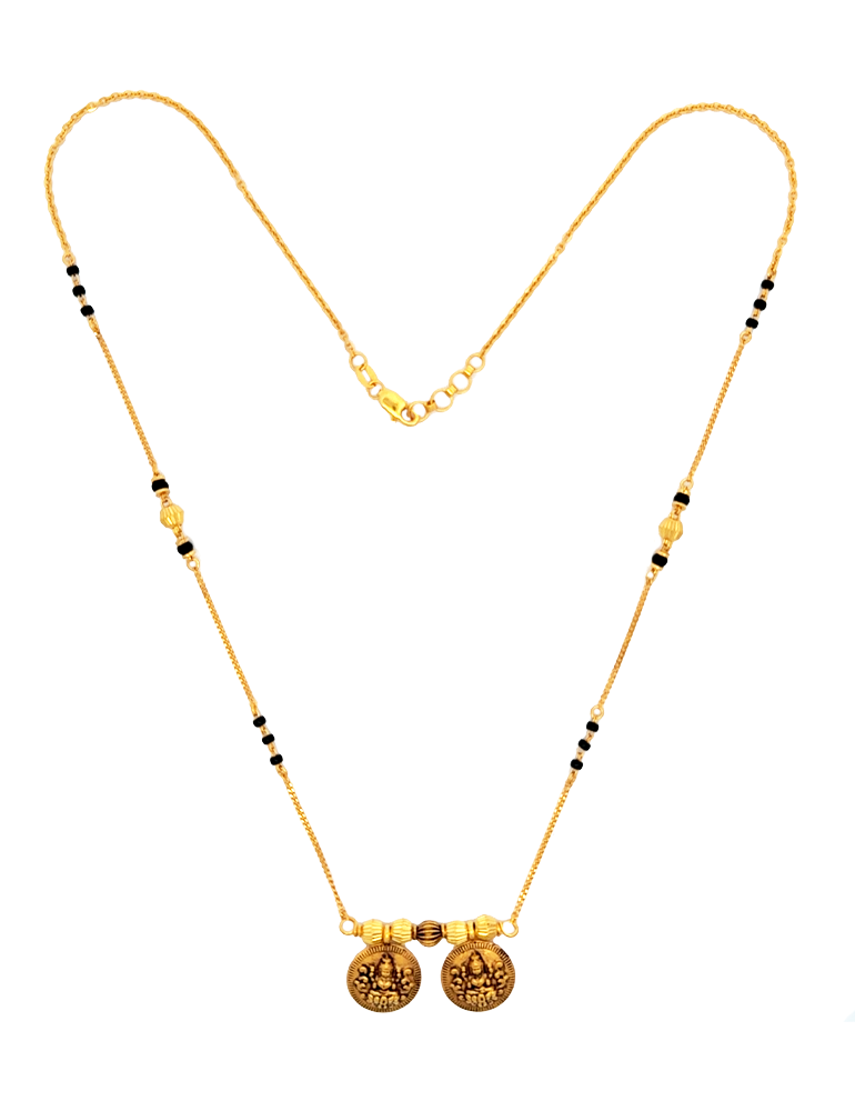 Shree Lakshmi Kasu Mangalsutra - 22 Karat