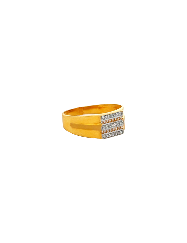 Gold Men's Ring 22 Karat