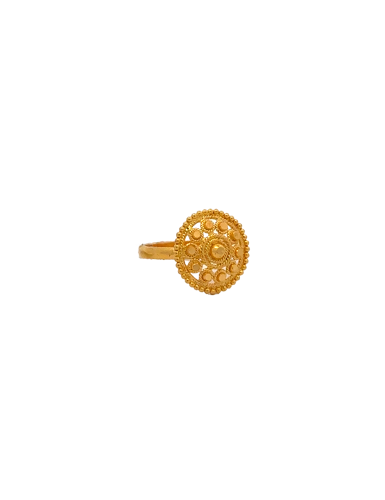 Gold Baby Ring 22 Karat