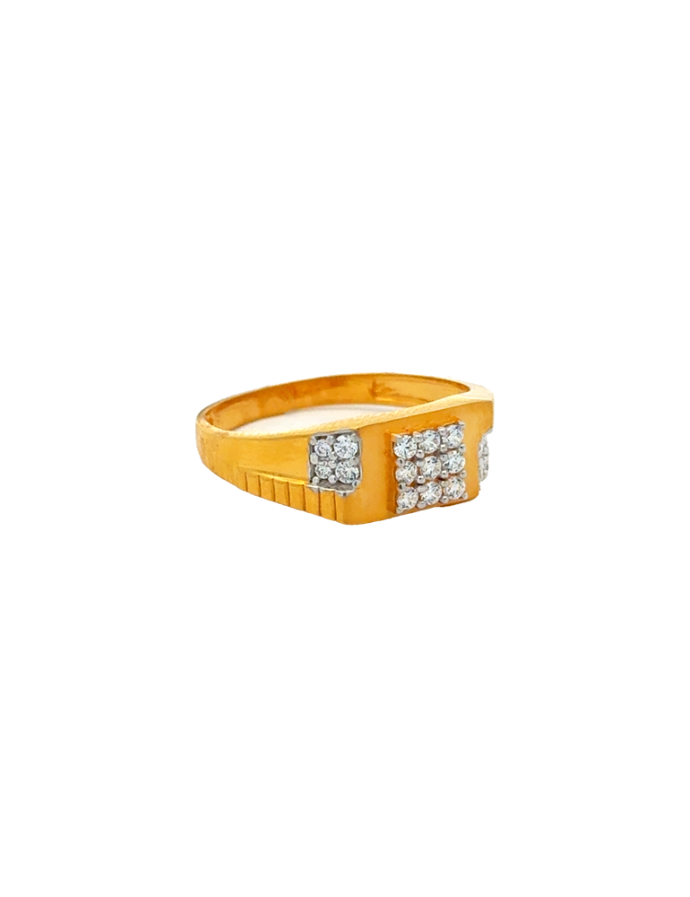Gold Men's Ring 22 Karat