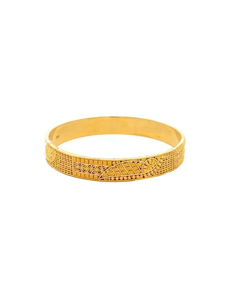 Gold Bangles 22 Karat - Set of 2