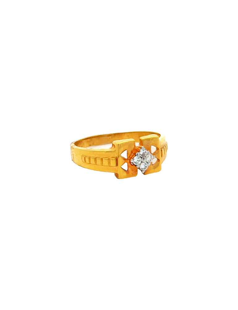 Gold Men's Ring 22 Karat