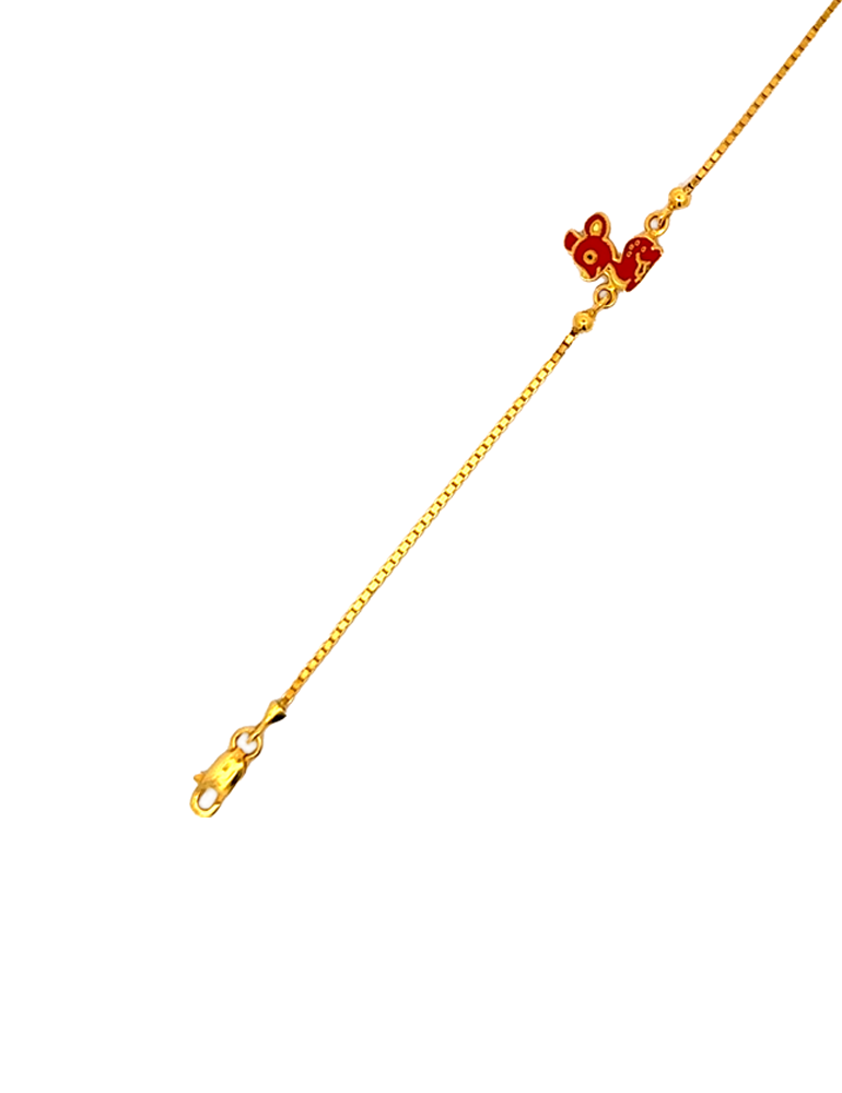 22 Karat Gold Baby Bracelet