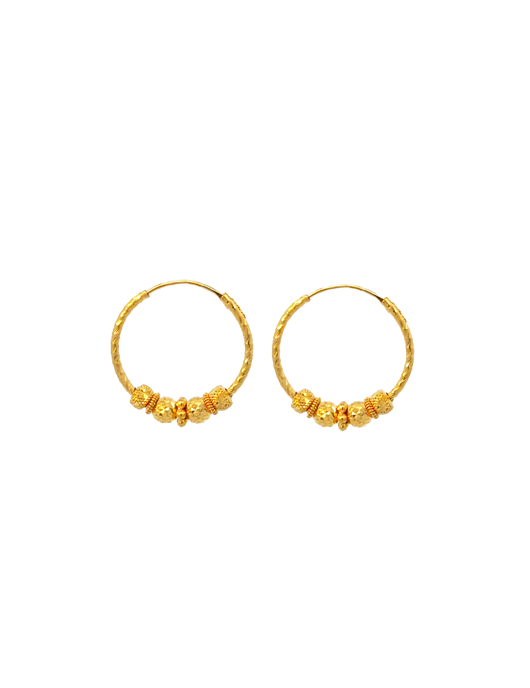 Gold Hoop 22 Karat