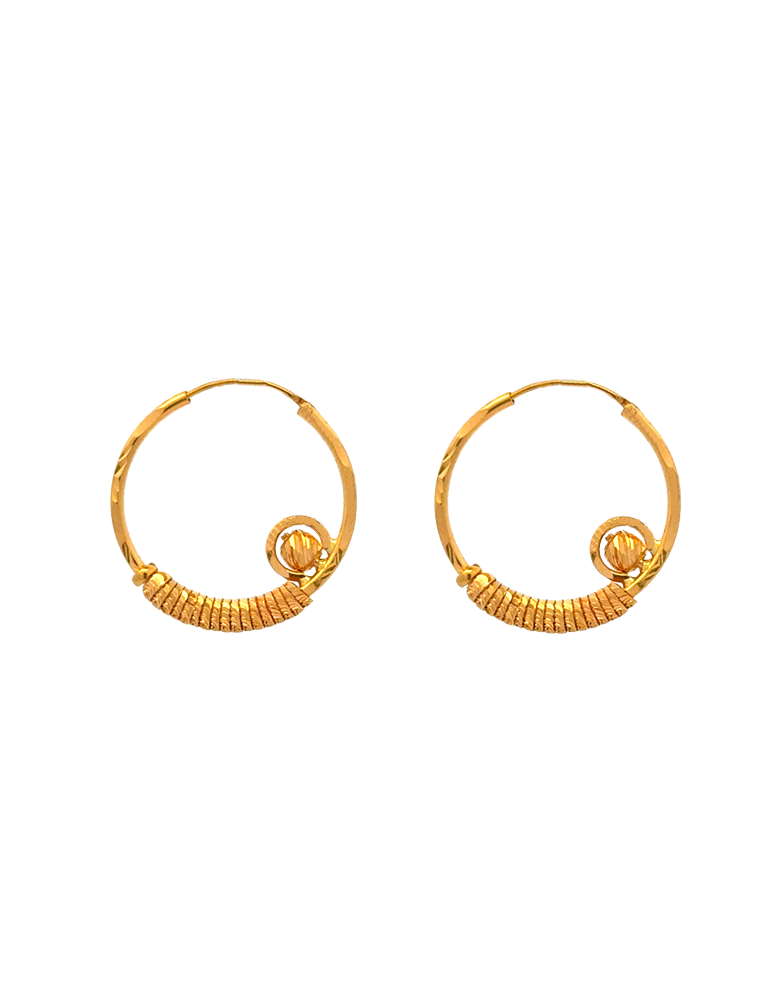 Gold Hoop 22 Karat