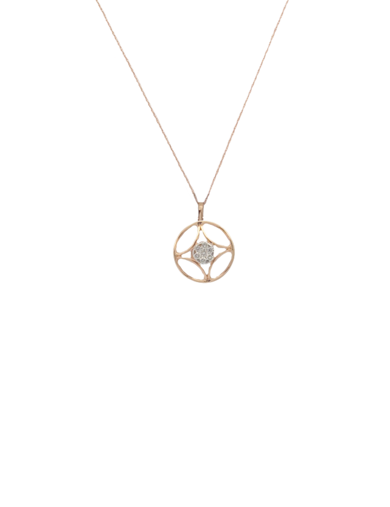 Diamond Pendent Set - 18 Karat