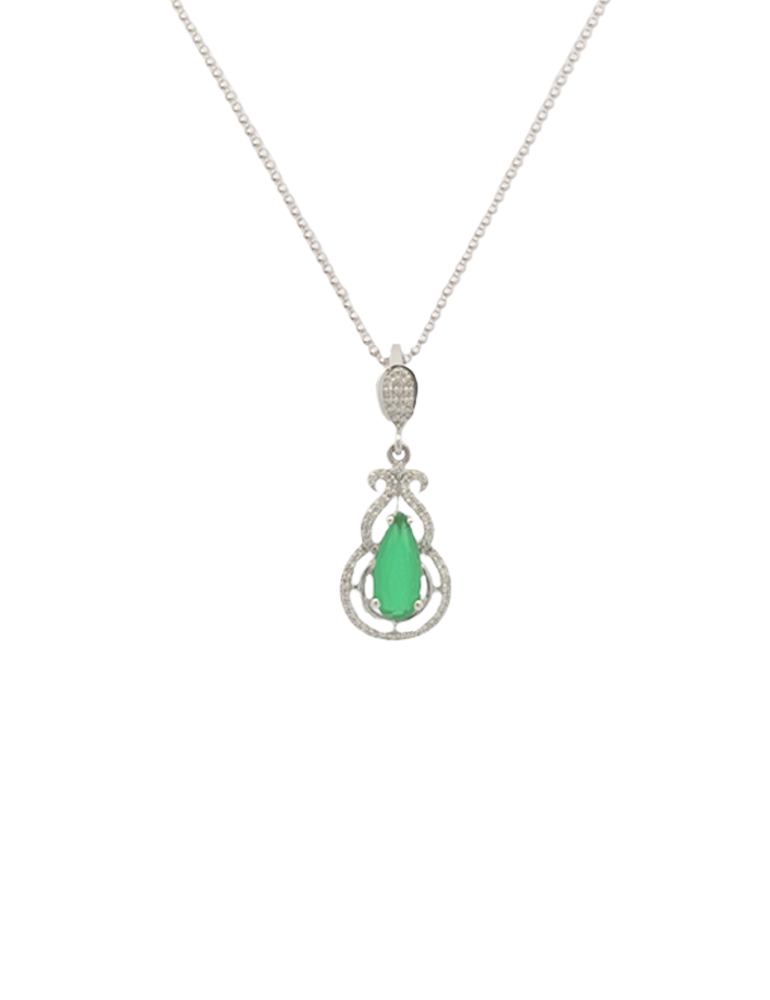 Diamond Pendent Set - 18 Kt