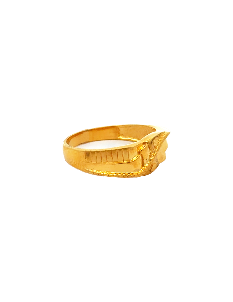 Gold Men's Ring 22 Karat