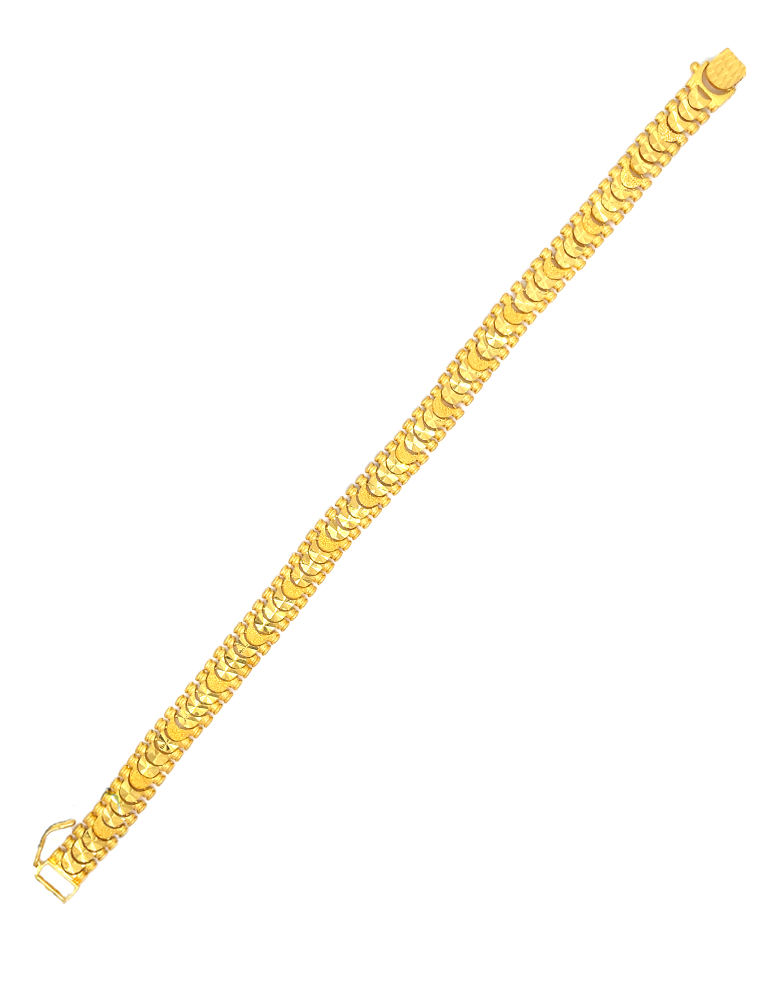 Gold Men's Bracelet 22 karat