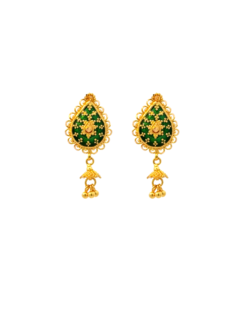 Gold Earrings 22 Karat