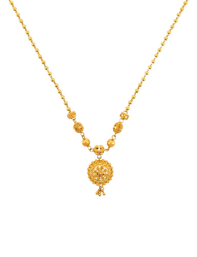 Noorani Chakra Haar Set - 22 Karat