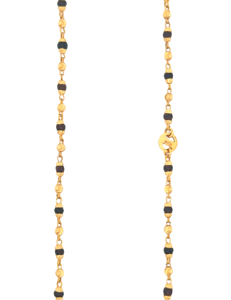 Gold Tulsi Mala - 22 Karat