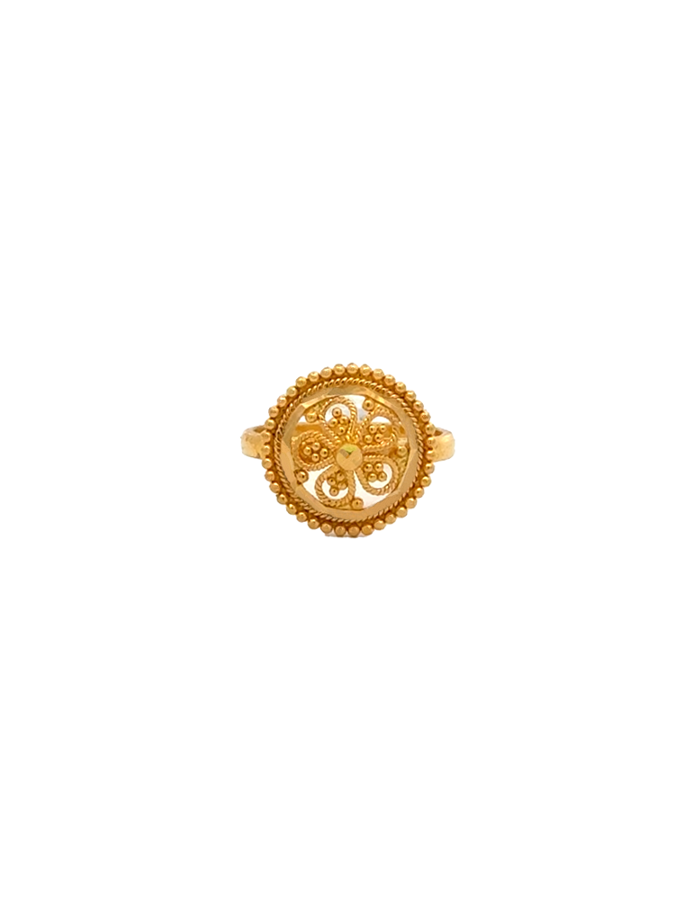 Gold Baby Ring 22 Karat
