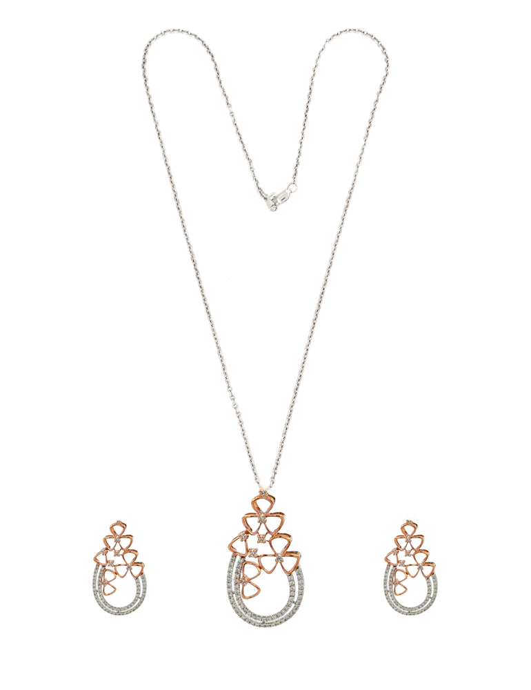 Lady's 18 Karat Diamond Set