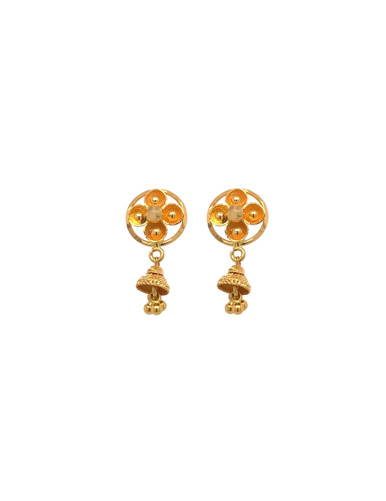 Gold Earrings 22 Karat