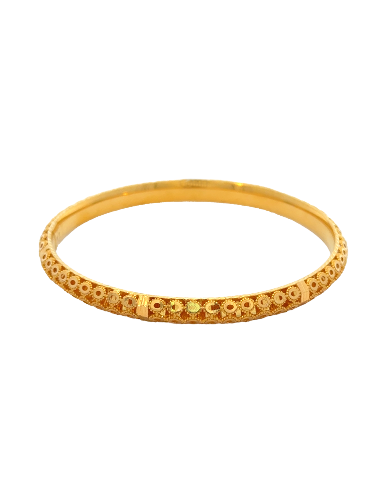 Traditional Gold Bangles 22 Karat - Set Of 2