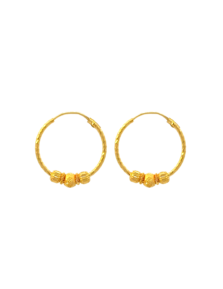 Gold Hoop 22 Karat