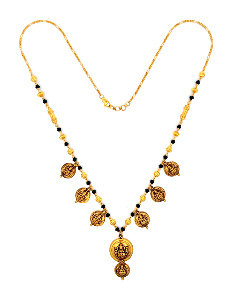 Ashta Lakshmi Kasu Mangalsutra - 22 Karat