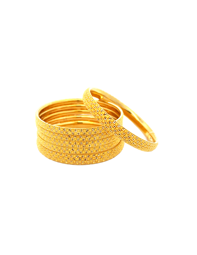 Gold Bangle 22 Karat - Set Of 6