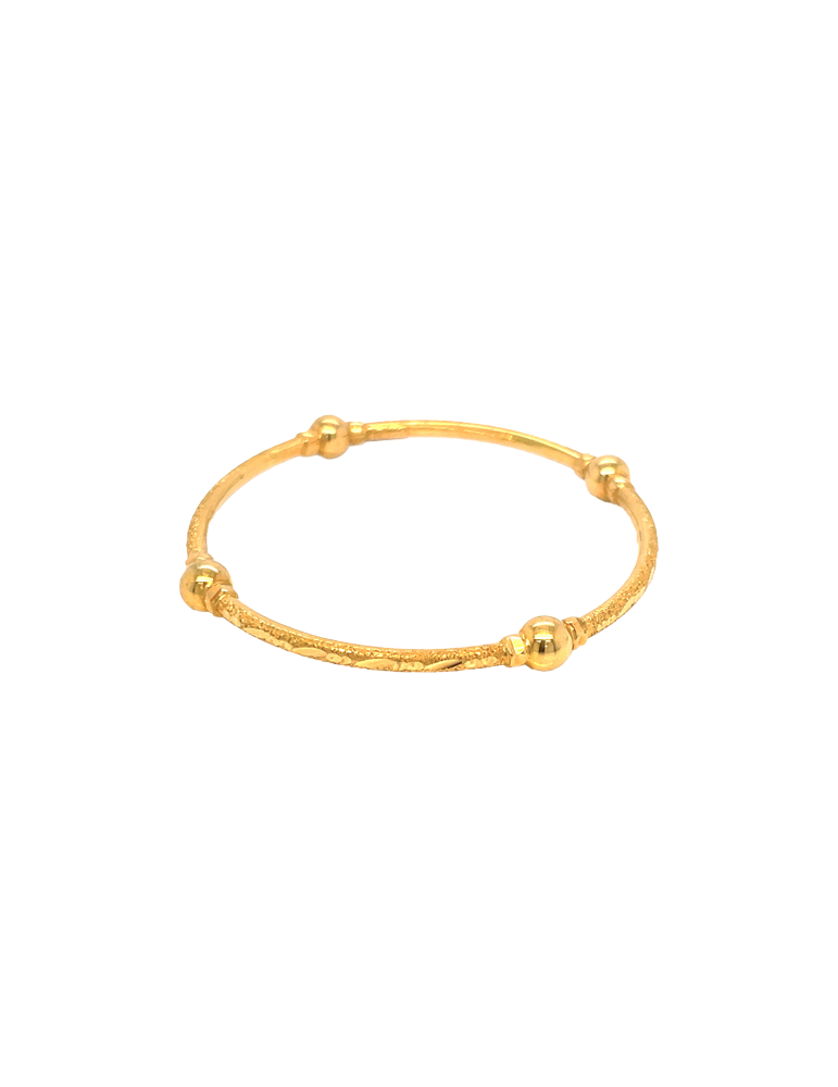 Gold Baby Bangles 22 Karat
