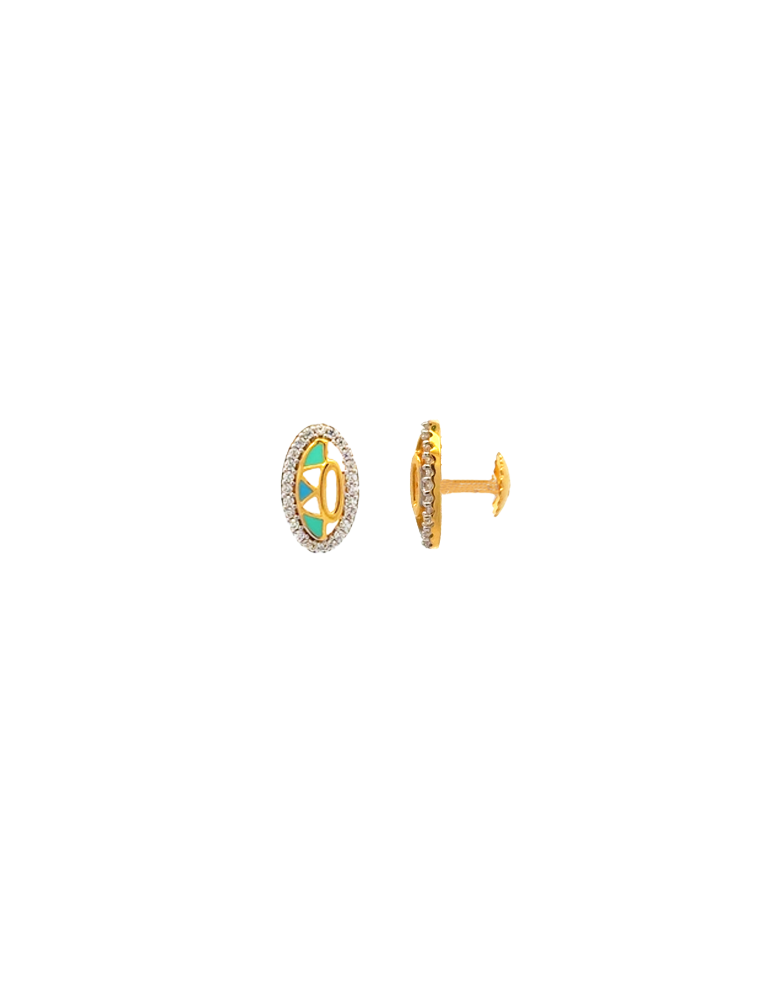 Gold Earrings 22 Karat