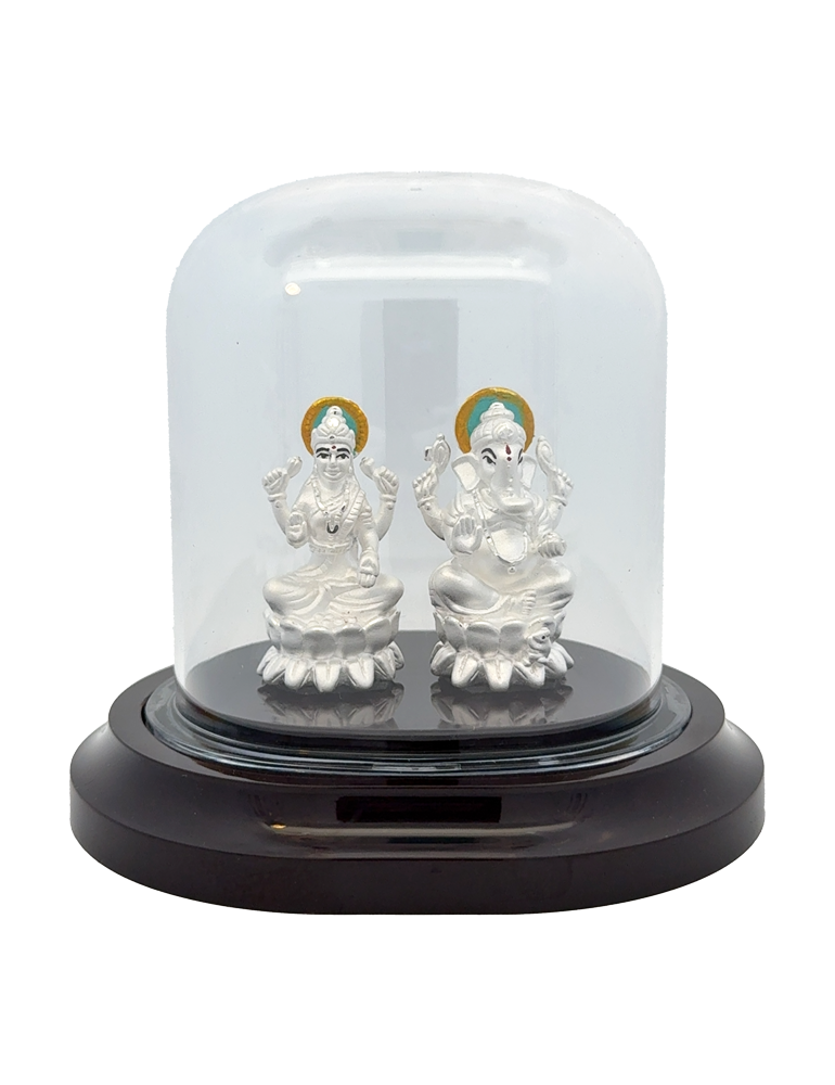 Lakshmi - Ganesh Idol (999 Fine Silver)