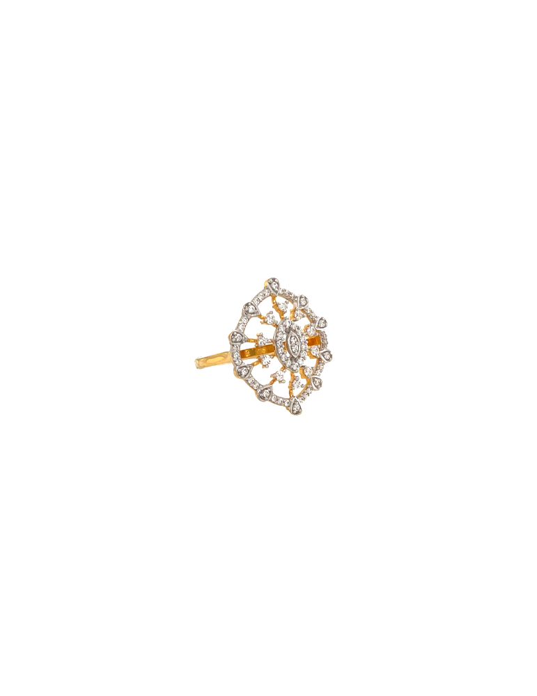 CZ Gold Ring 22 Karat
