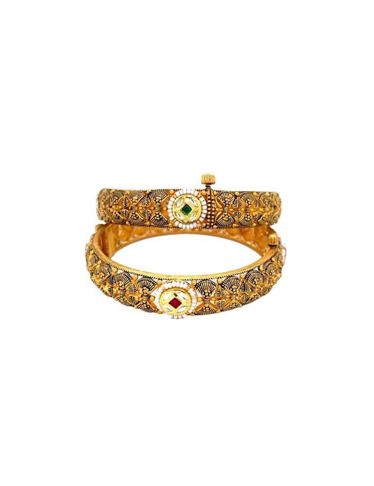 Antique Gold Bangle 22 Karat