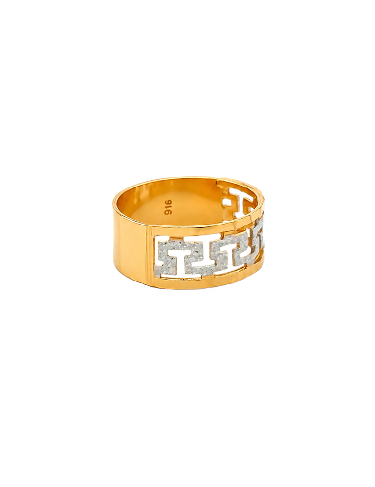 Urban Crest Gold Band 22 Karat