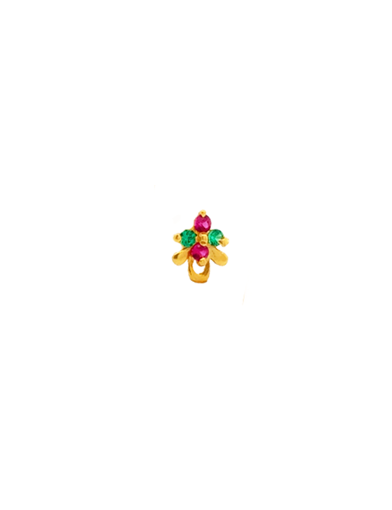 Gold Nose Pin - 22 Karat