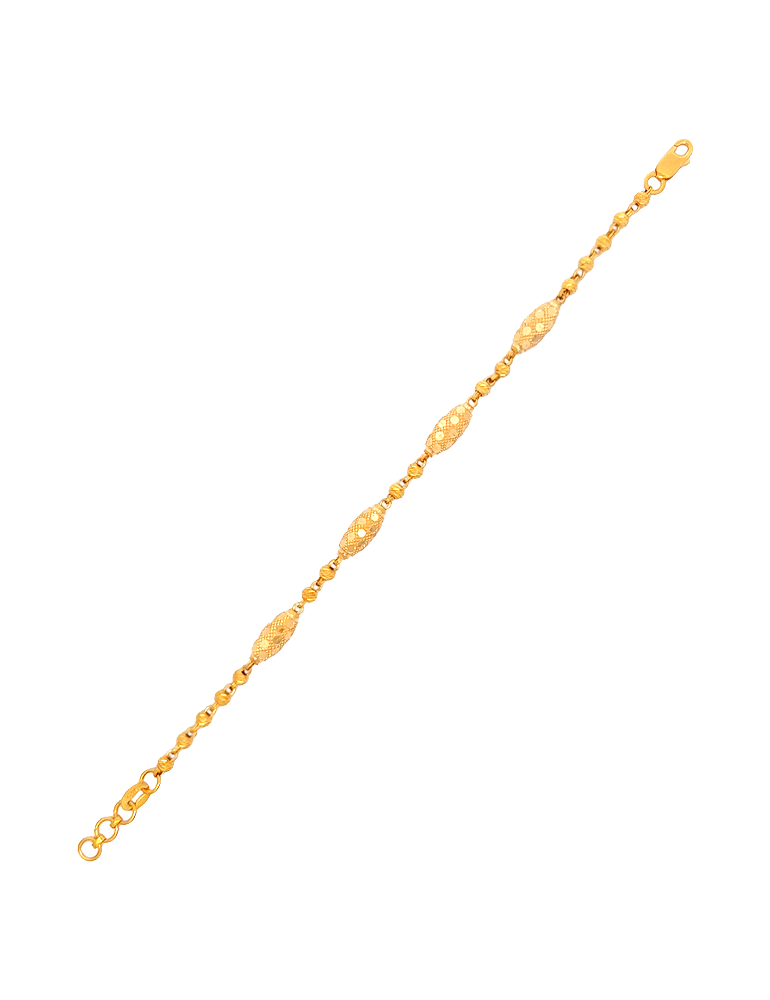 Aurora Marquise Gold Bracelet - 22 Karat