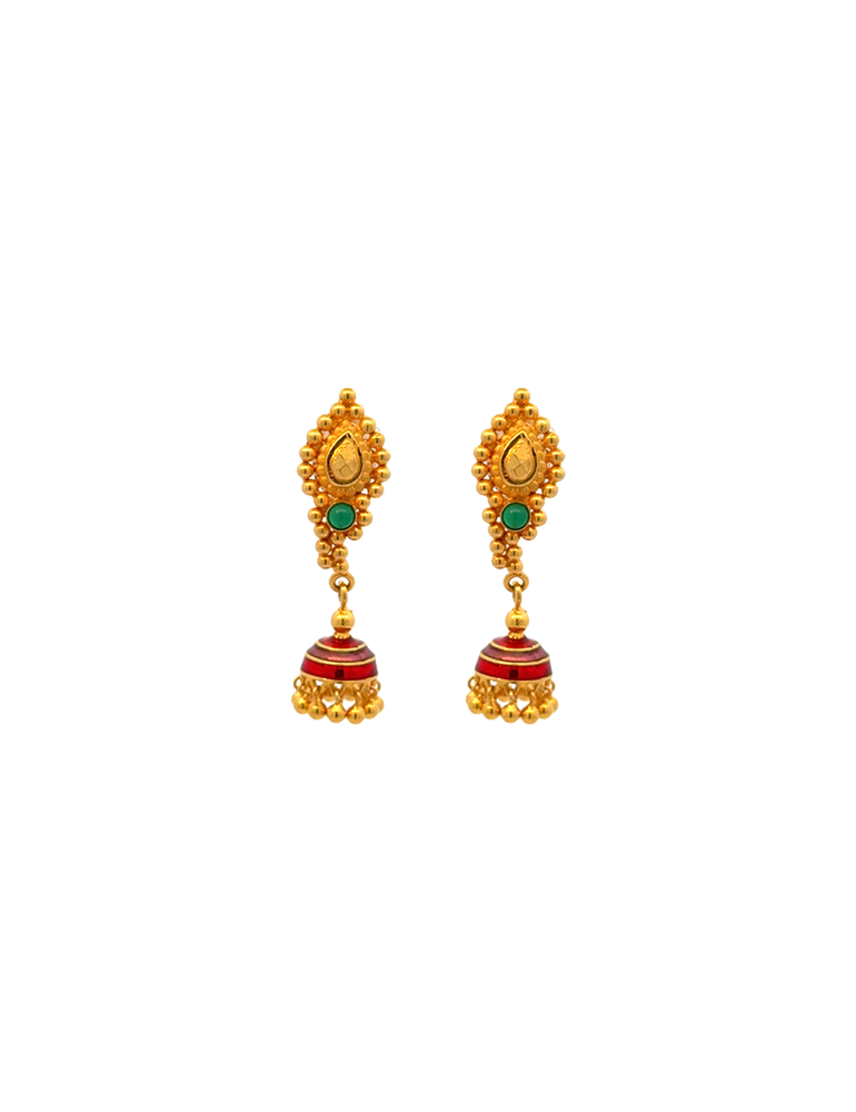 Gold Earrings 22 Karat