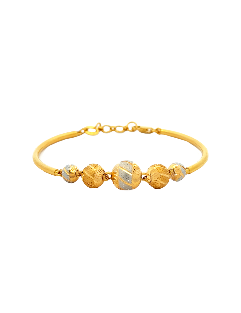 Gold Bangle Bracelet 22 Karat