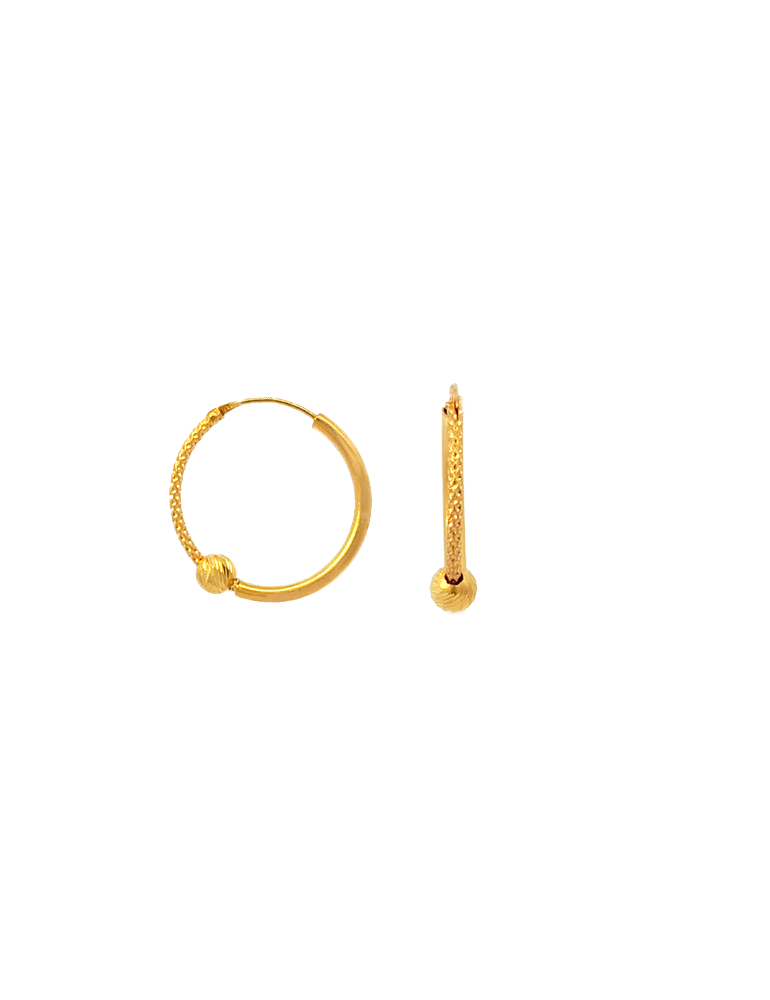 Classic Gold Ball Bali - 22 Karat