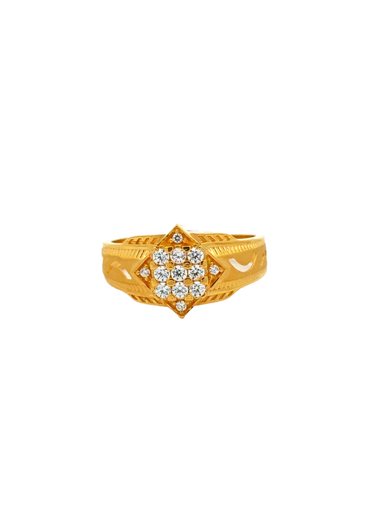 Gold Men's Ring 22 Karat