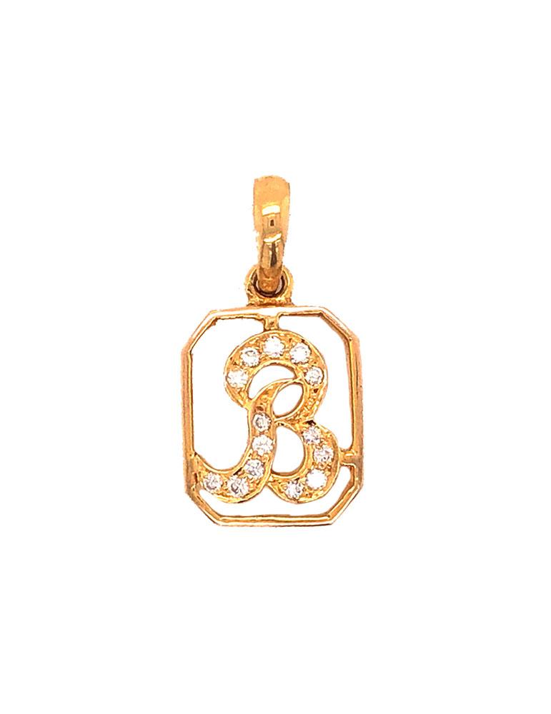 Diamond Pendant 14 karat
