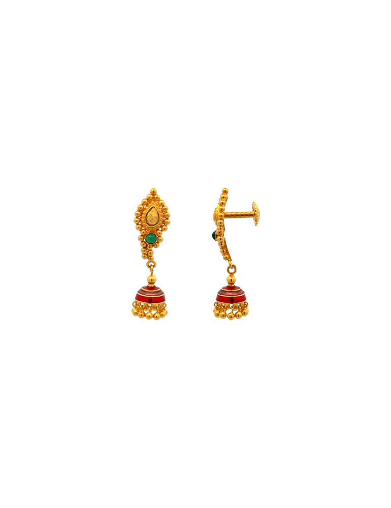 Gold Earrings 22 Karat