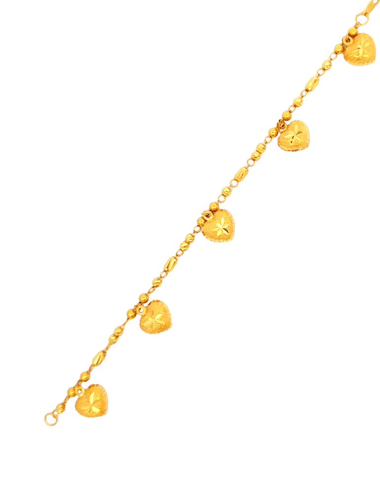 Gold Women's Bracelet - 22 Kt