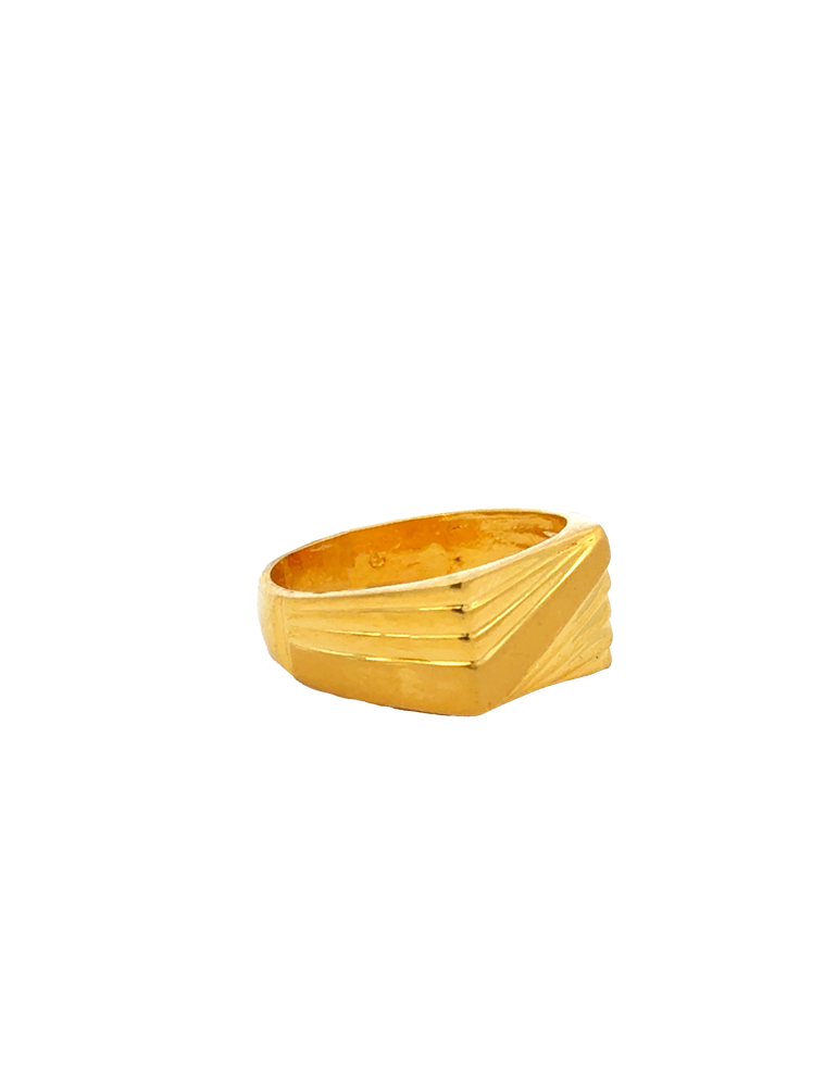 Gold Men's Ring 22 Karat