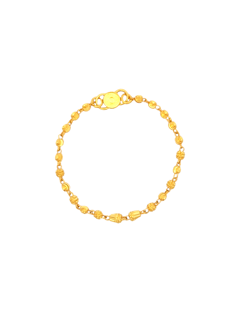 A Pair of Gold Kid's Bracelet