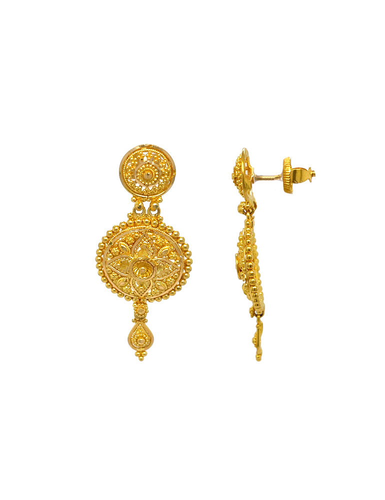 Gold Earrings 22 Karat