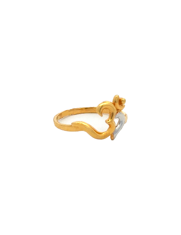 Gold Baby Ring 22 Karat