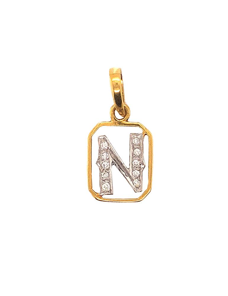 Diamond Pendant 14 karat