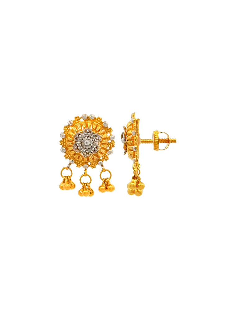 Gold Earring - 22 Karat