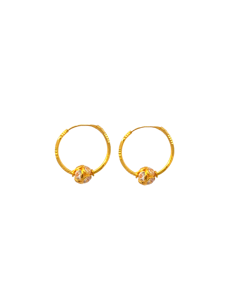 Classic Gold Ball Bali - 22 Karat